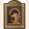 Набор для вышивания бисером НОВА СЛОБОДА "Св. Анна с младенцем Марией" 